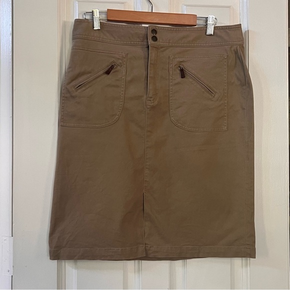 Ralph Lauren khaki size 12 skirt S133 - Picture 1 of 8